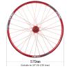 26" Rear Wheel,Aluminum Alloy Disc Brake Mountain Bike Single Wheel Double Wall Rim 7/8/9/10 Speed Flywheel (Color : Yellow) view 3