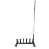 Luwint Freestanding Barbell Holder, Floor Stand Vertical 6 Bar Storage Rack for 2'' Olympic Bars view 2