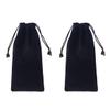 ULTECHNOVO 2pcs Watch Storage Bags Drawstring Bag The Watch Pocket Watch Storage Bag Organizer Pouch Bolsas De Watch Bags Bracelet Packaging Bracelet Bag Bracelet Watch Jewelry Felt Bag view 1