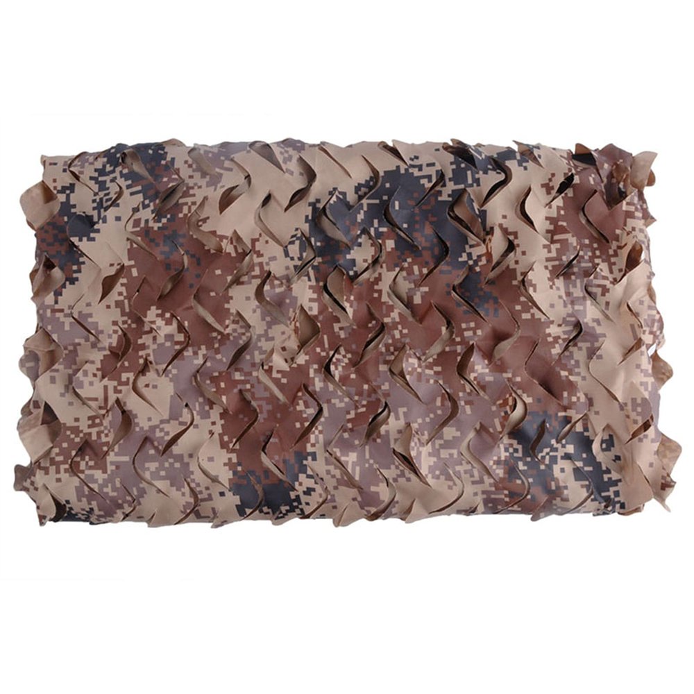 Pxzybd Military Camo Netting, Garden Pergola Shade Decoration, Waterproof Oxford Cloth Camouflage Net, Flame Retardant, Hunting Camouflage Netting, Lightweight Durable,WL-5x10m(16.4 * 32.8ft)
