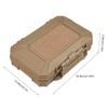ACEXIER Tactical Gun Protective Case Military Pistol Case Bag Waterproof Hard Shell Tool Storage Box Molle System Paintball Accessories view 3