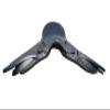 Leather Ride English Saddle Black Leather Carving treeless GP All Purpose (16.5" Seat) view 3