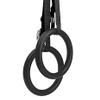 Vector X Black Gymnastic Rings 15 Ft Adjustable Strap Heavy Duty Pull Up Rings Home Gym Calisthenic Strength Training Equipment view 3