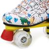 WSJYP Double Row Roller Skates-Comfortable Pu Leather Microfiber Material 4 Roller Skates Suitable for Beginners, Teenagers and Adults,B1-41 view 2