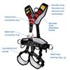 HandAcc Climbing Seat Belt, Large Size Safety Belt Climbing Gear for Tree Climbing, Fire Rescue, Rappelling view 3