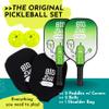 Original Carbon Fiber Pickleball Paddles Set with 2 Paddles, 2 Pickleb  Big Dill Pickleball Co. view 2