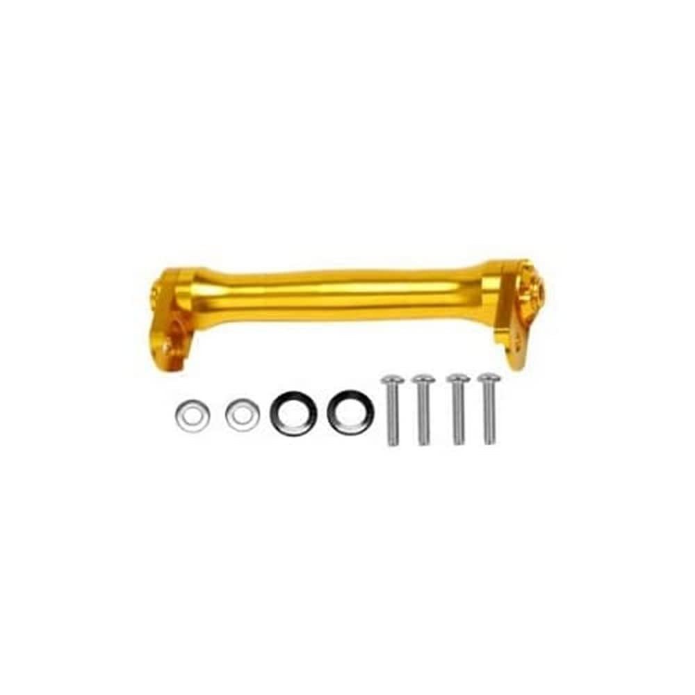 Easy Wheels Extender ver 2.0 for Brompton + 2 Wheels Improved Version Gold (Extender ONLY (no Easy Wheels))