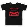 JG Infinite Retro 1908s 1990s 3rd Generation Chevy Camaro IROC-Z Toddler Short Sleeve Tee Black view 1