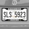 FANMATS 31377 Anaheim Ducks Metal License Plate Frame Black Finish view 2