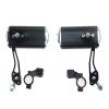 Bicycle Accessories 1 Pair Cycling Bicycle Rear View Mirror, Handlebar End Mirror Aluminum Alloy Lens Safety Side Bike Rearview Bike Parts (Color : Black) view 1