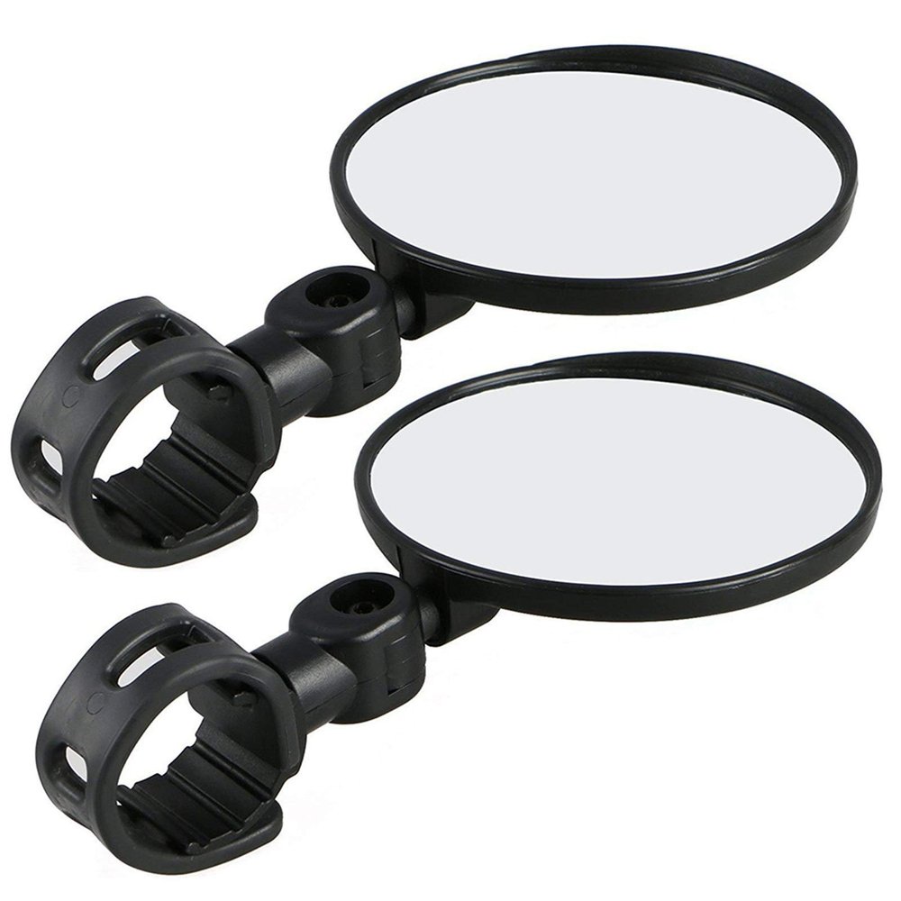 SJHY Bicycle Accessories 1 Pair Cycling Professional Wide Angle Rearview Mirror 360 Degree Rotate Universal Folding Bike Accessories Bike Parts