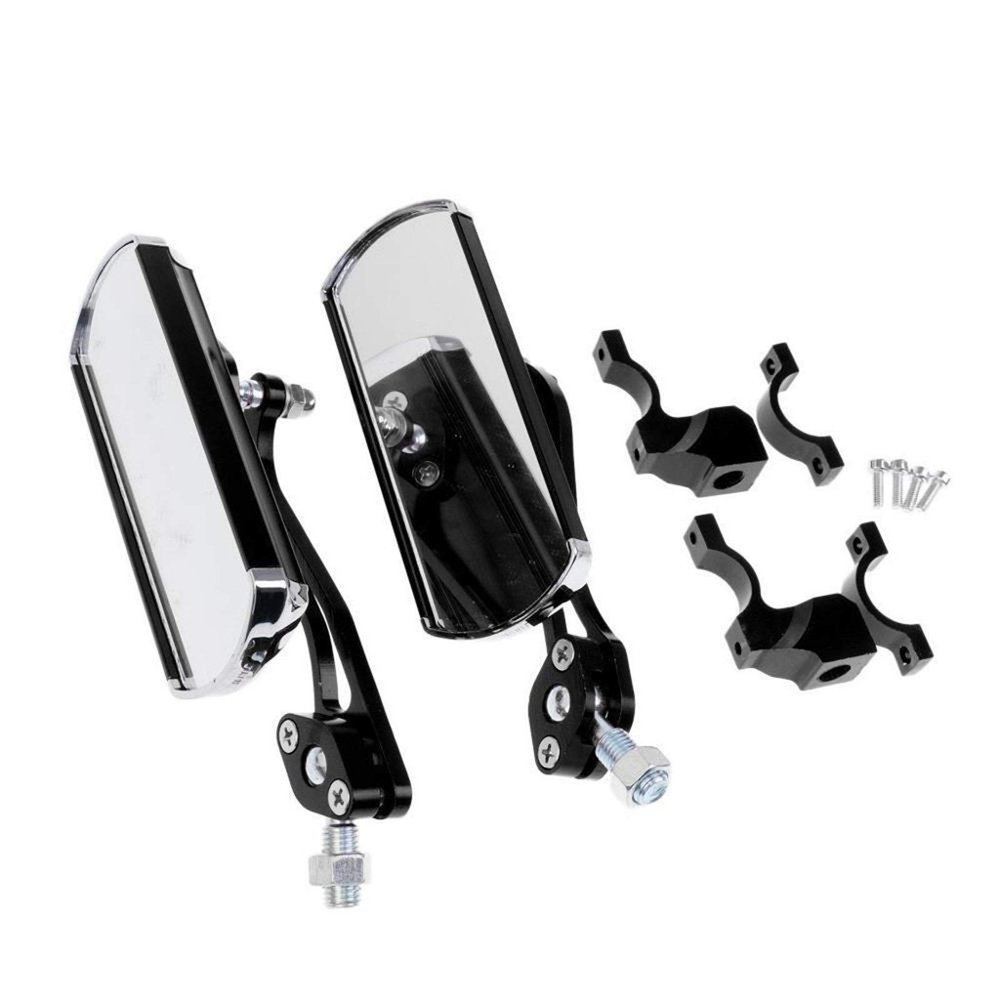 SJHY Bicycle Accessories Handlebar Rearview Pair Bike Mirror,Aluminum Mountain Bicycle End Rear Back View Outdoor Cycling Accessories Bike Parts