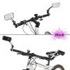SJHY Bicycle Accessories Handlebar Rearview Pair Bike Mirror,Aluminum Mountain Bicycle End Rear Back View Outdoor Cycling Accessories Bike Parts view 4