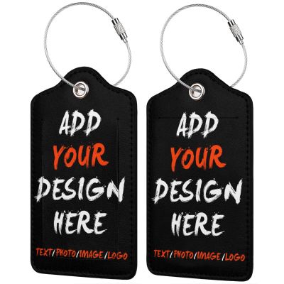 Tuizumy High Visibility Customized Travel ID Tag - Luggage Tag - Custom Luggage tag - Personalized ID Travel Tag - Custom Personalized Luggage Tag1 PCS