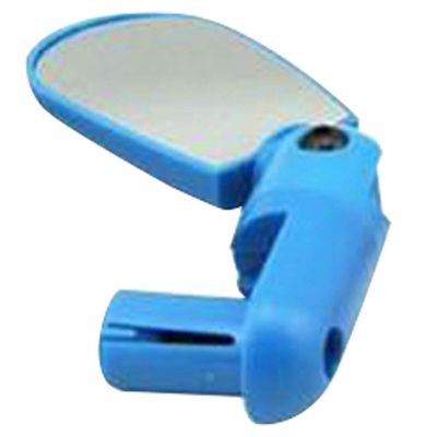 Bicycle Accessories Bike Mirrors Rotation Cycling Outdoor Safety Rear View Side Mountain Road Bicycle Adjustable Angle Bar End Accessories Bike Parts (Color : Blue)