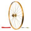 26in Front Wheel,Aluminum Alloy Double Wall Disc Brake 7/8/9/10 Speed Mountain Bicycle Single Wheel (Color : Yellow, Size : 26inch) view 1