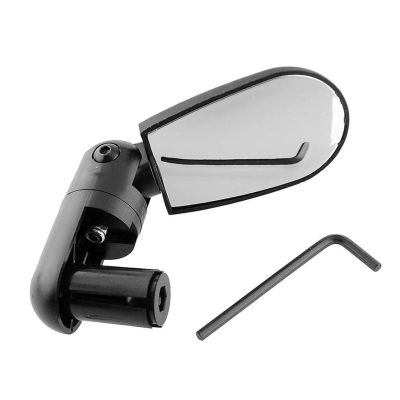 SJHY Bicycle Accessories Bike Rearview Mirror,Cycling Road Mountain Bike Handlebar Wide Angle Rear Rotate View Mirrors for Bicycles Bike Parts (Color : Black)