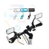 Bicycle Accessories 1 Pair Cycling Bicycle Rear View Mirror, Handlebar End Mirror Aluminum Alloy Lens Safety Side Bike Rearview Bike Parts (Color : Blue) view 2