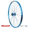 26in Front Wheel,Aluminum Alloy Double Wall Disc Brake 7/8/9/10 Speed Mountain Bicycle Single Wheel (Color : Blue, Size : 26inch) view 1
