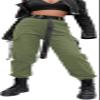 ZODLLS Women's Camo Cargo Pants Elastic Waist Green Cargo#2-S view 1
