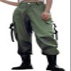 ZODLLS Women's Camo Cargo Pants Elastic Waist Green Cargo#2-S view 2