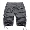 FOURSTEEDS Women's Relaxed Fitted Multi-Pockets Camouflage Twill Cotton Tactics Bermuda Cargo Shorts Dark Grey US 20 view 2