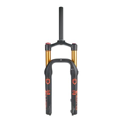 Jejy Travel Inner Diameter 34mm Snow Beach Mountain Bike 20inch Fit 4.0" Tire Front Forks Spacing Hub 135mm MTB Magnesium Alloy Suspension Fork (Color : Black, Size : 20)