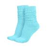MDR Distributors MDRE Lightweight Slouch Socks for Women & Men  Soft Cotton Blend, Retro 80s Style, One Size (911), Made in USA, 1 Pair (US, Numeric, 9, 11, Regular, Regular, Light Blue) view 1