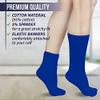 MDR Distributors GERVRA Slouch Socks Lightweight for Women & Men One Size (911), Made in USA, 1 Pair (US, Numeric, 9, 11, Regular, Regular, Royal Blue) view 4