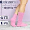 MDR Distributors MDRE Lightweight Slouch Socks for Women & Men  Soft Cotton Blend, Retro 80s Style, One Size (911), Made in USA, 1 Pair (US, Numeric, 9, 11, Regular, Regular, Pink) view 3