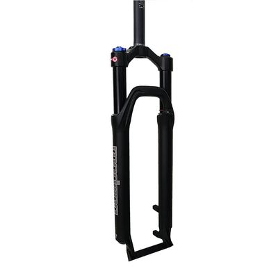 Jejy Black Straight Tube Front Fork Mountain Bicycle 26/27.5/29 Inch, Shock Absorber MTB Suspension Forks QR 9mm Quick Release Bike Accessories (Color : Black, Size : 29)