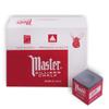 Master Billiard Pool Cue Chalk Premium Quality - 1 Dozen - Made in The USA + 2 pcs of Quality Billiard Pool Table Spots (Charcoal) view 3