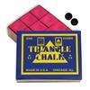 Triangle chalk Billiard Pool Cue Chalk - 1 Dozen - Made in The USA + 2 pcs of Quality Billiard Pool Table Spots (Red) view 1