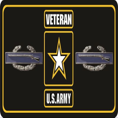 212 Main LPO6971 6 x 12 in. U.S. Army Veteran Combat Infantry Photo License Plate