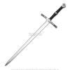 Munetoshi Foam High Density Fantasy Silver Medieval Long Sword Cosplay Costume Gift LARP view 3