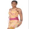 laurenaws 4 Pieces Yoga Set for Workout or Casual wear Sunshine : Legging, Bike Short, Sport Bra and Crop top S view 4