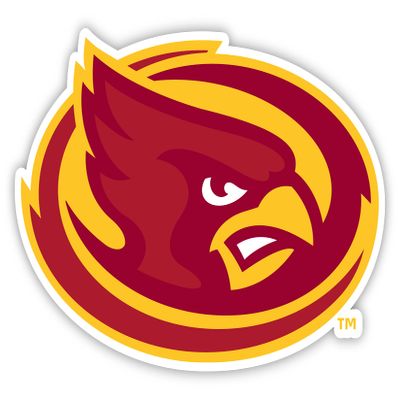 Iowa State Cyclones 12-Inch Vinyl Decal Sticker 4-Pack Officially Licensed Collegiate Product