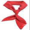 Vintage Silk Scarf - Women's Ascot, Handkerchief, Hair Scarf & Bandana - Chiffon Fabric - 20s & 50s Mime Costume Accessory view 1