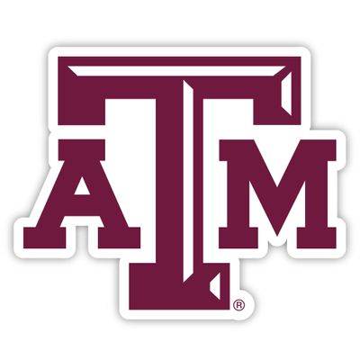 Texas A&M Aggies 12-Inch Vinyl Decal Sticker 4-Pack Officially Licensed Collegiate Product