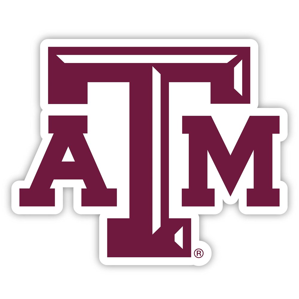 Texas A&M Aggies 12-Inch Vinyl Decal Sticker 4-Pack Officially Licensed Collegiate Product