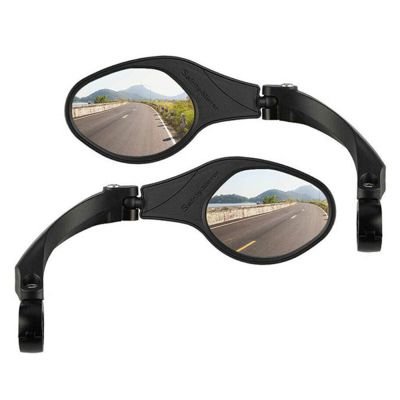 Bicycle Accessories 360 Degree Bicycle Rearview Mirrors Rotatable Rearview Mirror Handlebar Rearview-Mirror Bike Cycling Safety Rear View Mirror Bike Parts (Color : 081L Left and Right)
