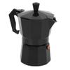 Coffee Machine, Convinient 300ML Coffee Pot 6Cup Safe for Coffee Lovers Gift for Office for Home for Making Coffee(black) view 2