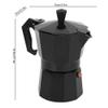 Coffee Machine, Convinient 300ML Coffee Pot 6Cup Safe for Coffee Lovers Gift for Office for Home for Making Coffee(black) view 4
