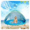 Tll-mm Pop Up Kids Beach Tent, Baby Outdoor Automatic UV Protection Pool Beach Tent Portable Waterproof Shade Sun Shelter Canopy Tent for Beach, Patio, Pool, Park view 2