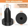 4 Pack 1/2" Kayak Drain Plug Push for Sundolphin Pelican Kayaks Pond Prowler 4985616 Aruba 8 SS, Aruba 10, Bali 8, Excursion 10 view 2
