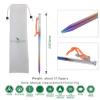 Boundless Voyage 6pcs/lot Titanium Alloy Tent Pegs Outdoor Camping Awning Tent Stakes Lightweight Hiking Climbing Tent Nail (24CM-Ti4016P) view 2