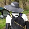 6" Large Wide Brim Sun Hats, Men and Women Bucket Hat for Outdoor Fishing Hiking Garden Lawn Yard Work Safari Beach Kayaking E-yp02-darkgray view 2