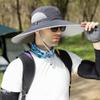 6" Large Wide Brim Sun Hats, Men and Women Bucket Hat for Outdoor Fishing Hiking Garden Lawn Yard Work Safari Beach Kayaking E-yp02-darkgray view 3