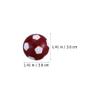 TOYANDONA 16pcs Mini Foosballs Table Football Accessories for Soccer Game Enthusiasts and Non-Fading Design for Indoor Play view 2