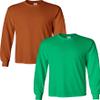 Gildan Men's Ultra Cotton Adult Long Sleeve T-Shirt, 2-Pack Texas Orange-Irish Pack of 2 XX-Large view 1